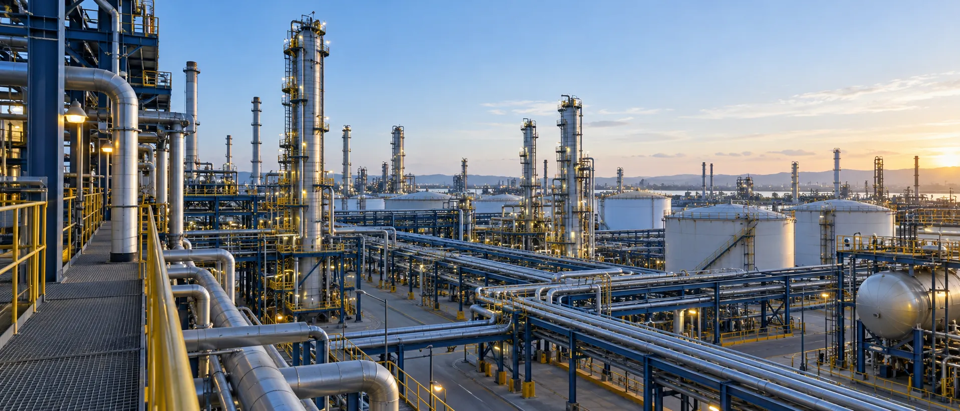 Illustrative petrochemical production facilities representing an industrial integration case study